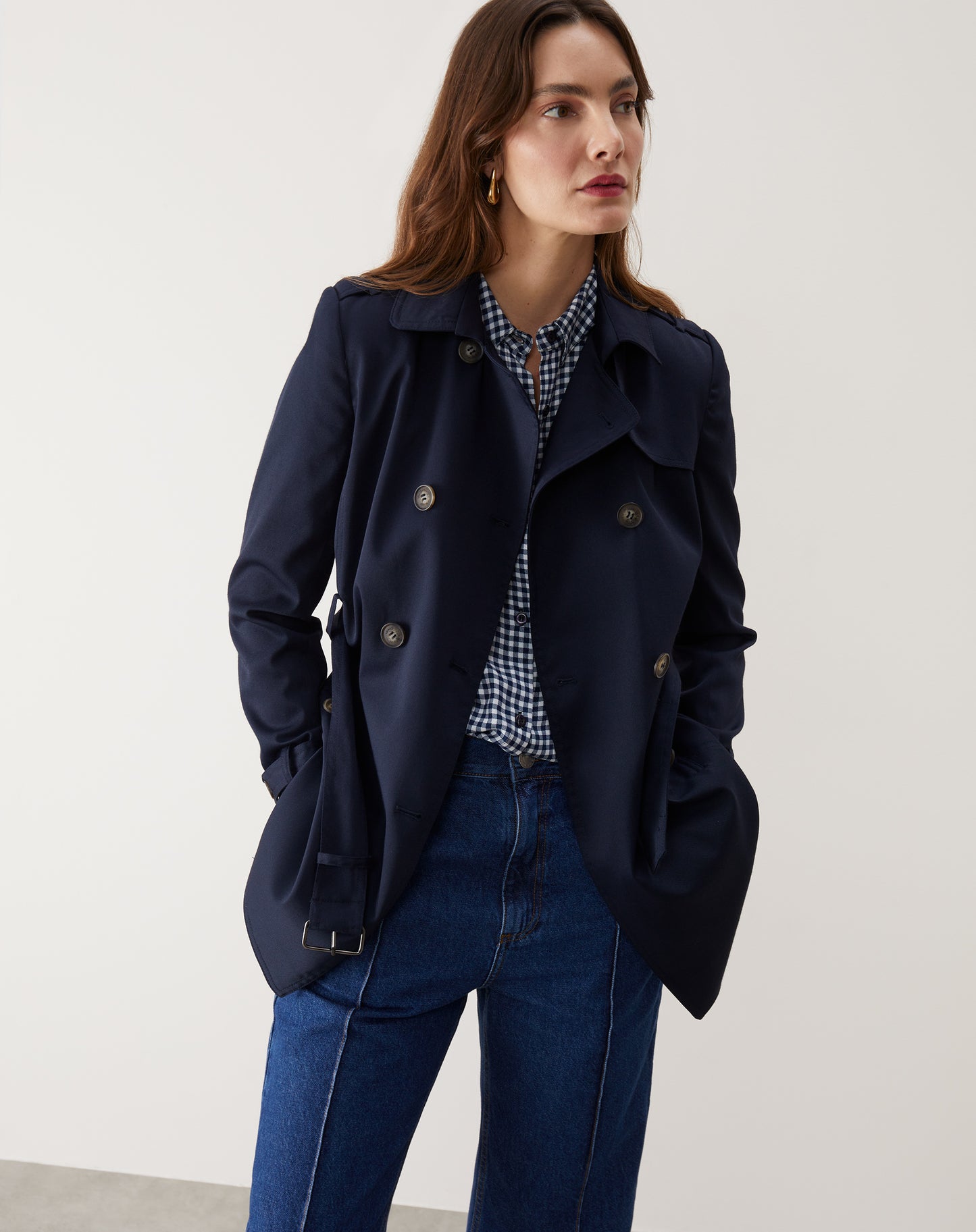 Trench Coat London Breeze - Navy Blue