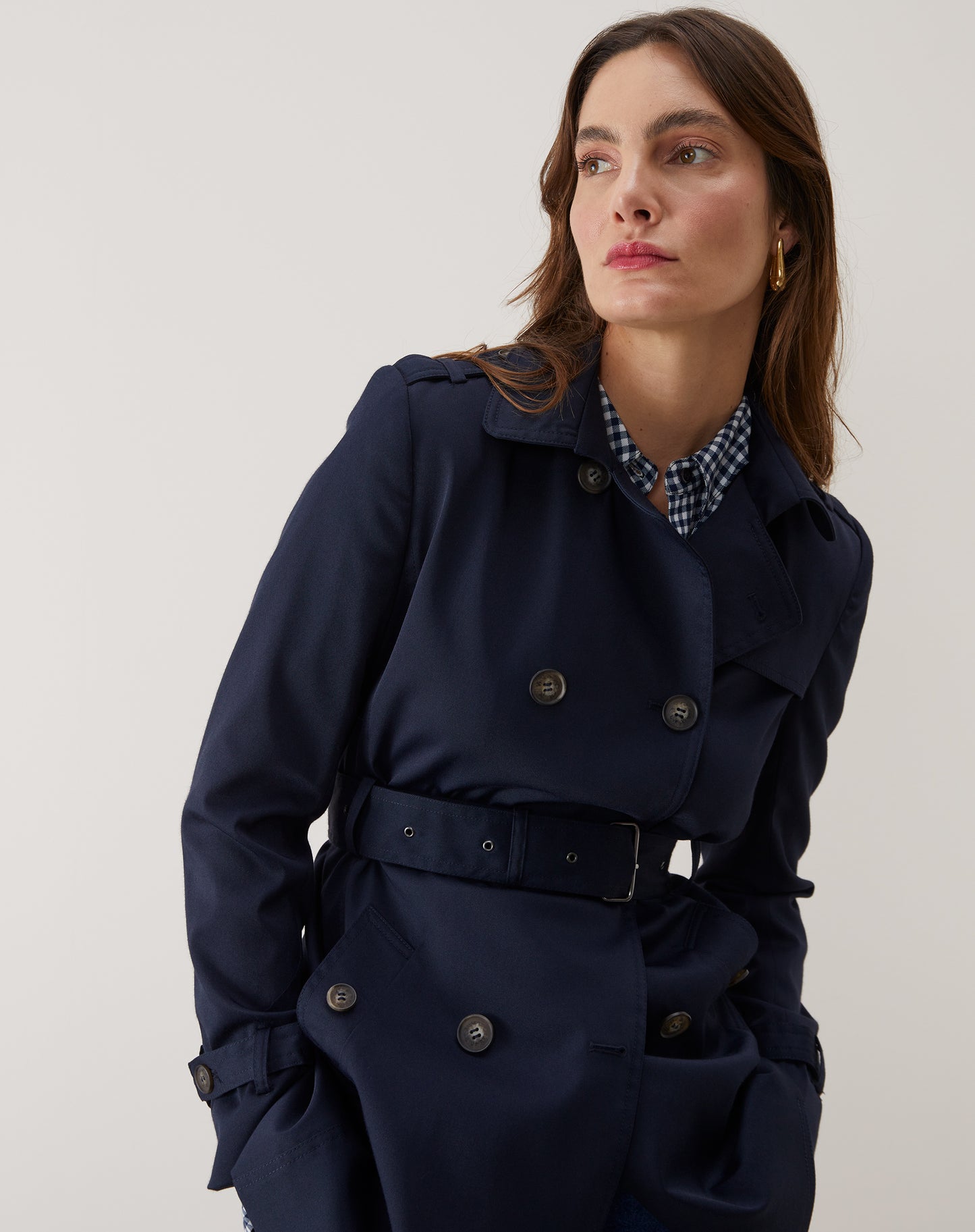 Trench Coat London Breeze - Navy Blue