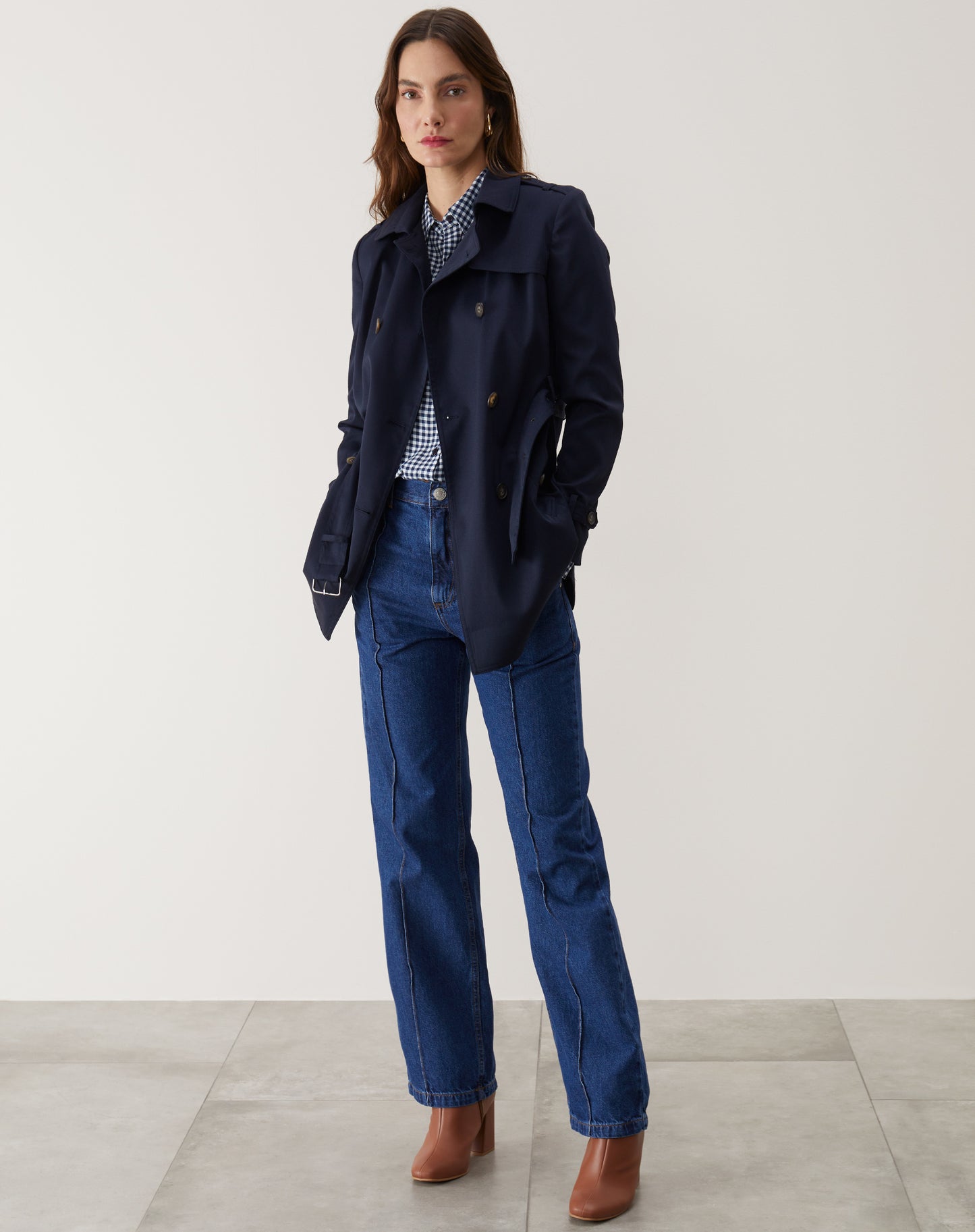 Trench Coat London Breeze - Navy Blue